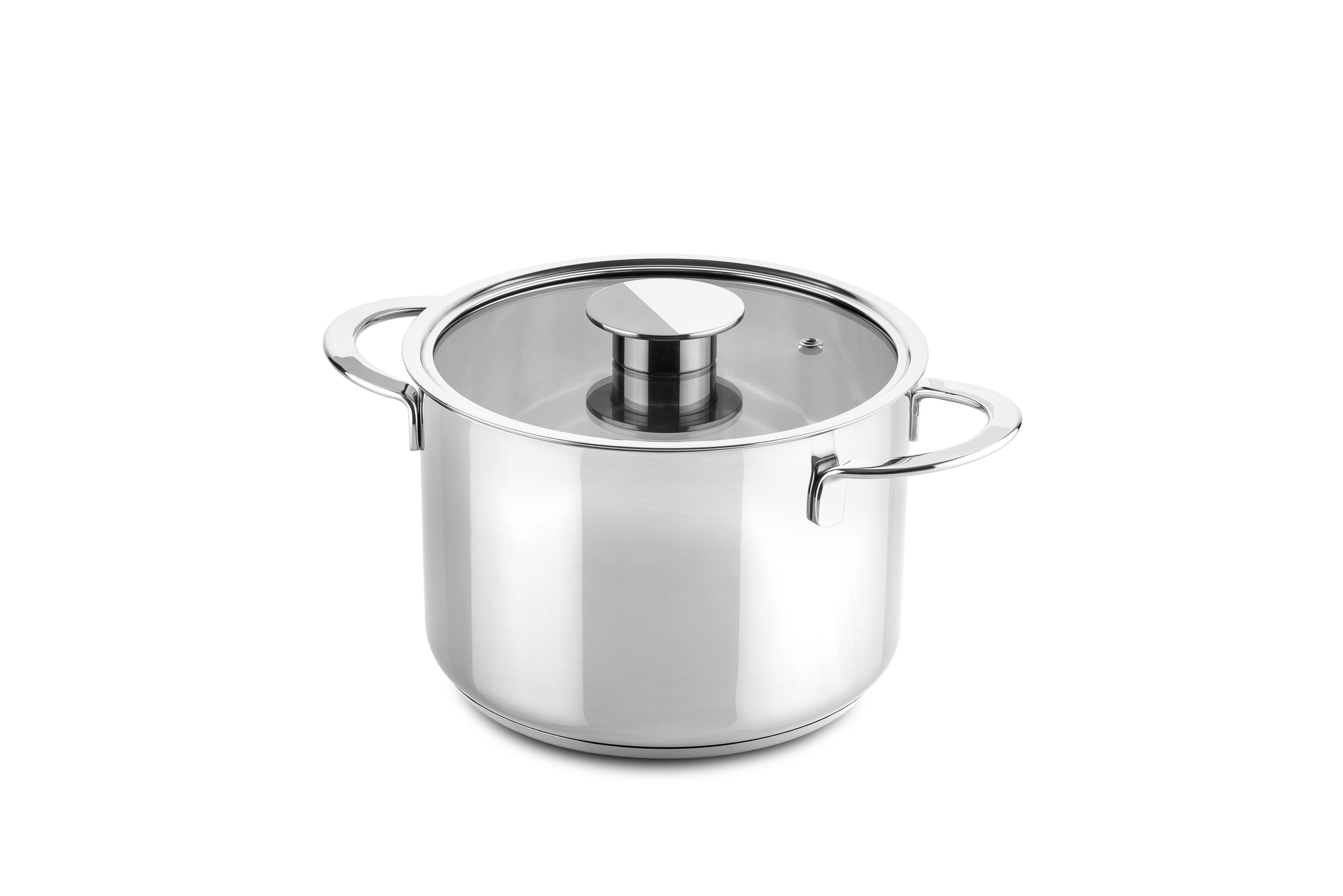 Deep Pot With Glass Lid Cm 20