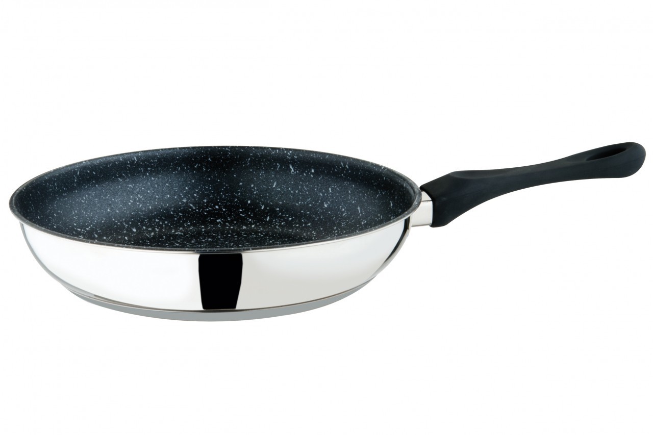 HEMKOMST koekenpan, roestvrij staal/antiaanbaklaag, 28 cm - België