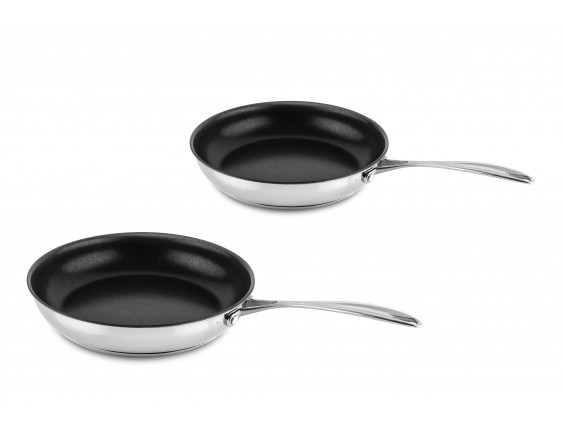 Koekenpanset Glamour Diamond 24 + 28 cm