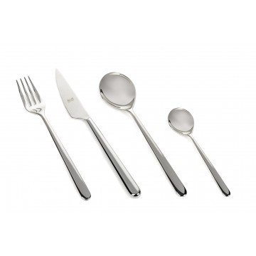 24 pcs set Linea Stainless Steel