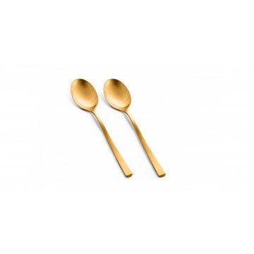 Set 2 Serving Spoon Firenze Oro Ice