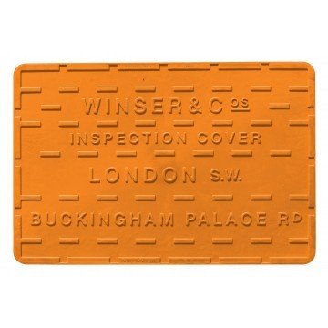 Streetcover 'Londen' 30x45 cm - Oranje