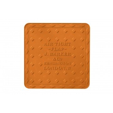Streetcover 'Londen' 45x45 cm - Oranje