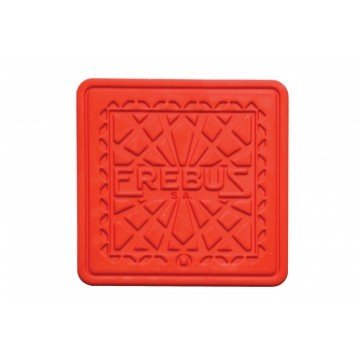 Streetcover 'Barcelona' 14x14 cm - Rood