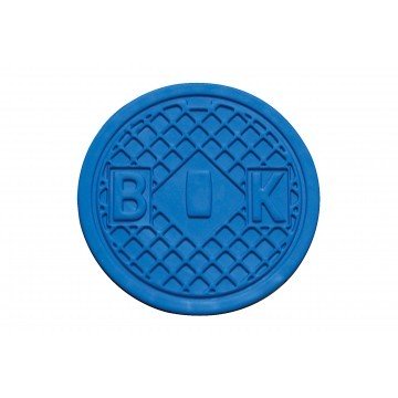 Streetcover 'Amsterdam' rond 12,5 cm - Blauw