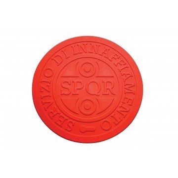 Streetcover 'Rome' rond 17 cm - Rood