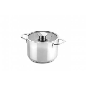 Deep pot 20 cm  Stainless Steel