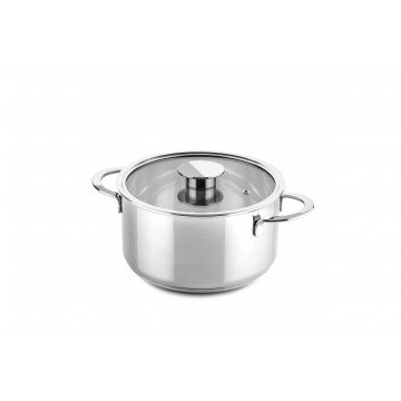 Casserole 2 handles 20 cm  Stainless Steel