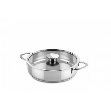 Frying pan 2 handles 26 cm  Stainless Steel