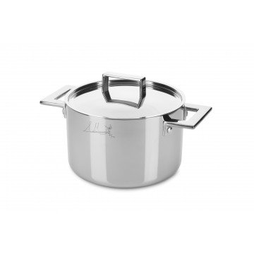 Deep pot CM 20 Attiva with lid