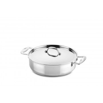 Frying pan 2 handles 26 cm Glamour Stone Stainless Steel