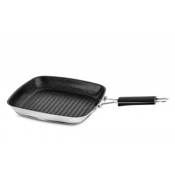 Grill pan met anti-aanbaklaag