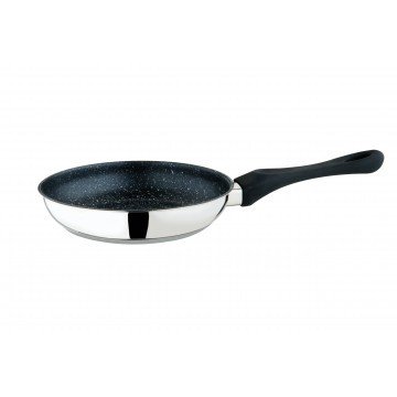 Fryng Pan With Lid Cm. 20 Stone Black