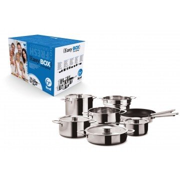 6 pcs cookware set Gourmet Stainless Steel
