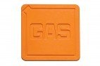 Streetcover 'Amsterdam' 14x14 cm - Oranje