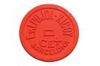 Streetcover 'Barcelona' rond 12,5 cm - Rood