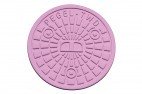 Streetcover 'Berlijn' rond 12,5 cm - Lila